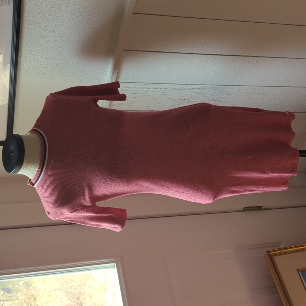 T shirt dress, pink / red, stertchy